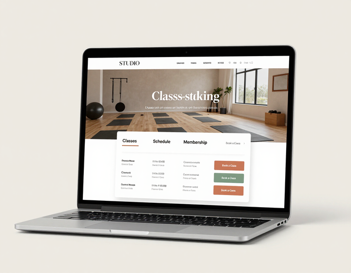Pulse Fitness Studio website