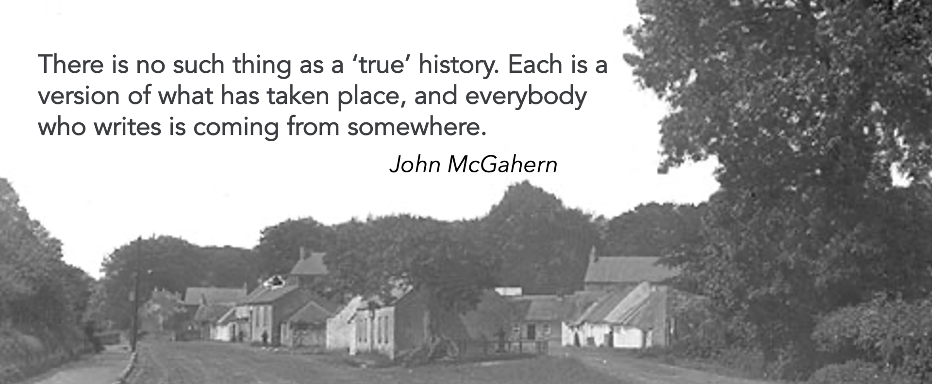 Station Road Mohill taken in the early 20th century