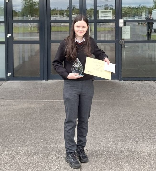 Young Historian of the year, 2026, Ann Tiernan at Mohill Community School