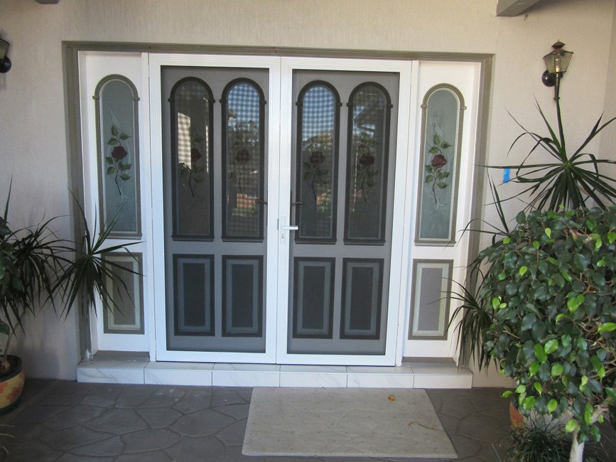 Security Doors in Maitland Smith Aluminium