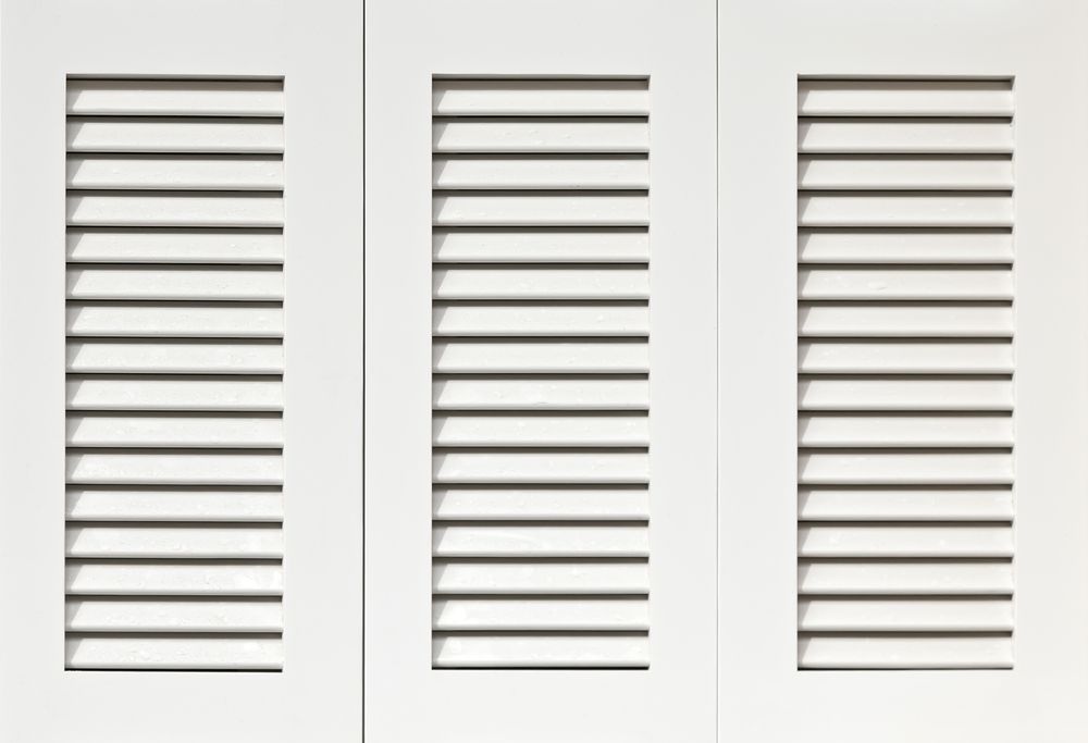 Two White Shutters — Smith Aluminium In Huntlee, NSW