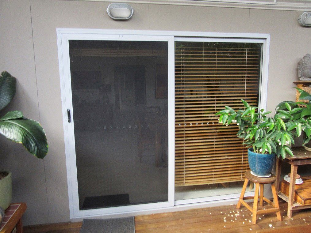 Door Sliding With Flyscreen — Smith Aluminium In Fletcher, NSW