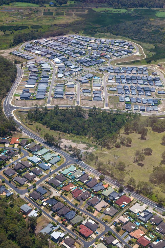 Aerial View Of Fletcher — Smith Aluminium In Fletcher, NSW