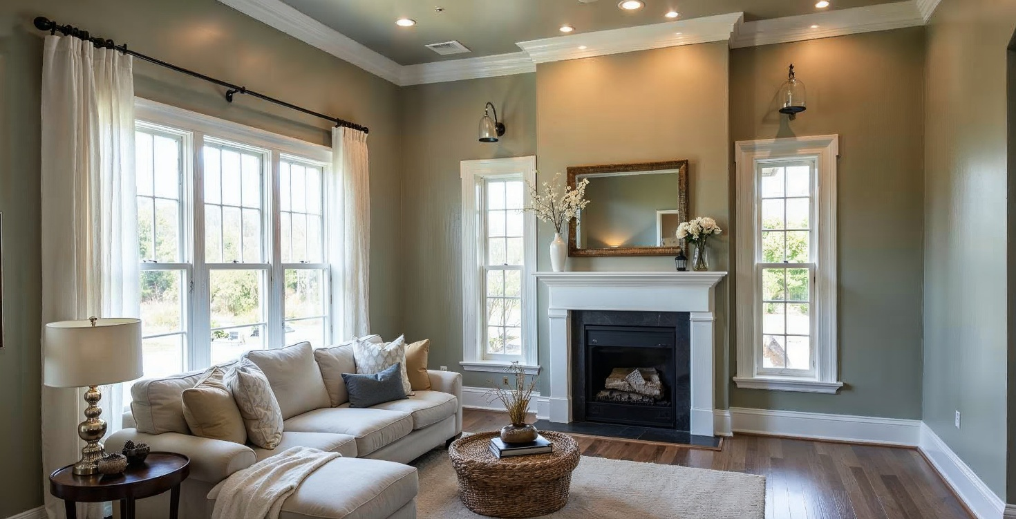 Interior paint work.