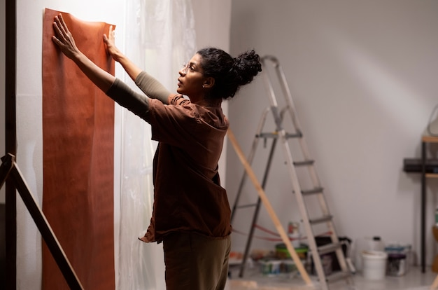 Paint finish examples for interior paint designs.