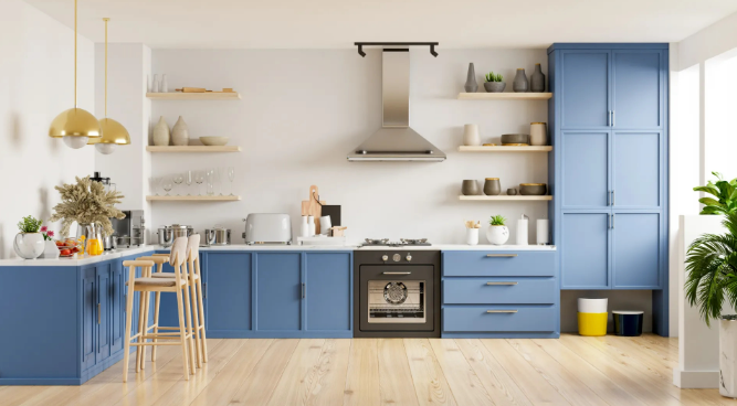 professional kitchen cabinet painters Boise, freshly painted kitchen cabinets, Scotty's Painting LLC