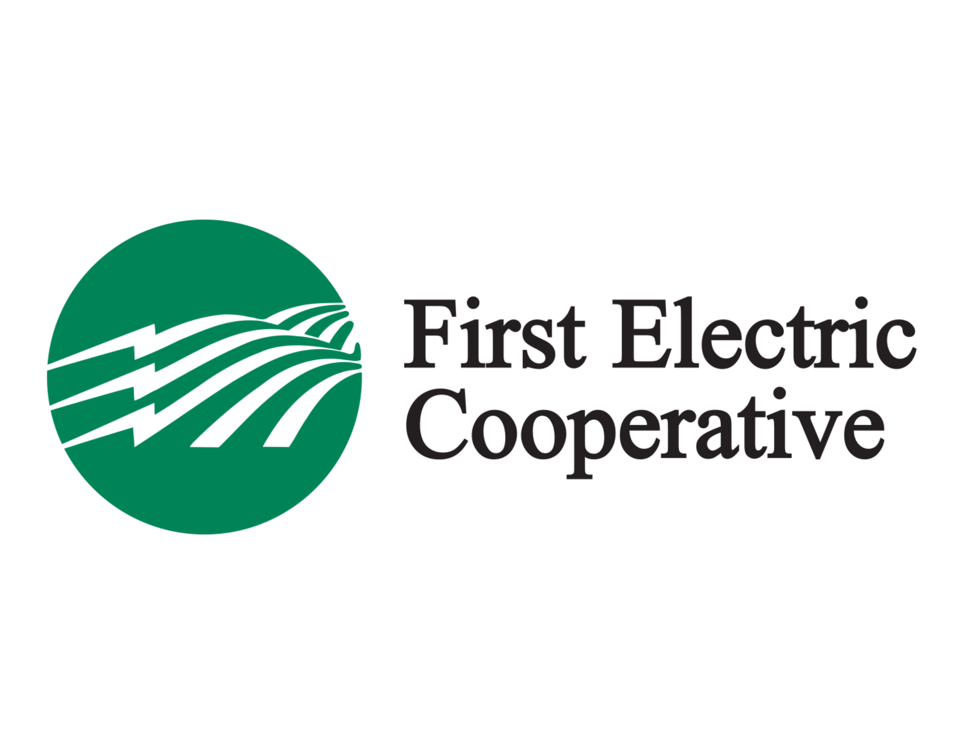 First Electric Cooperative and CONNECT2First logos on white background