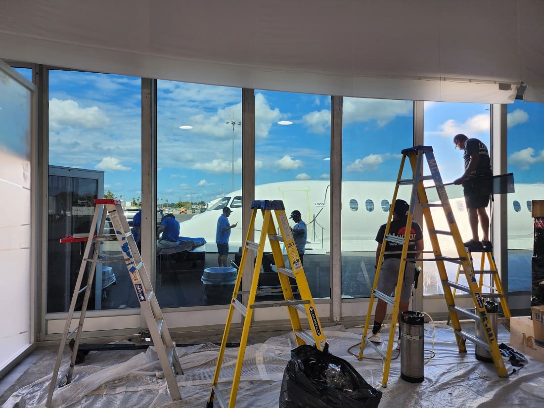 commercial window tinting installation near me