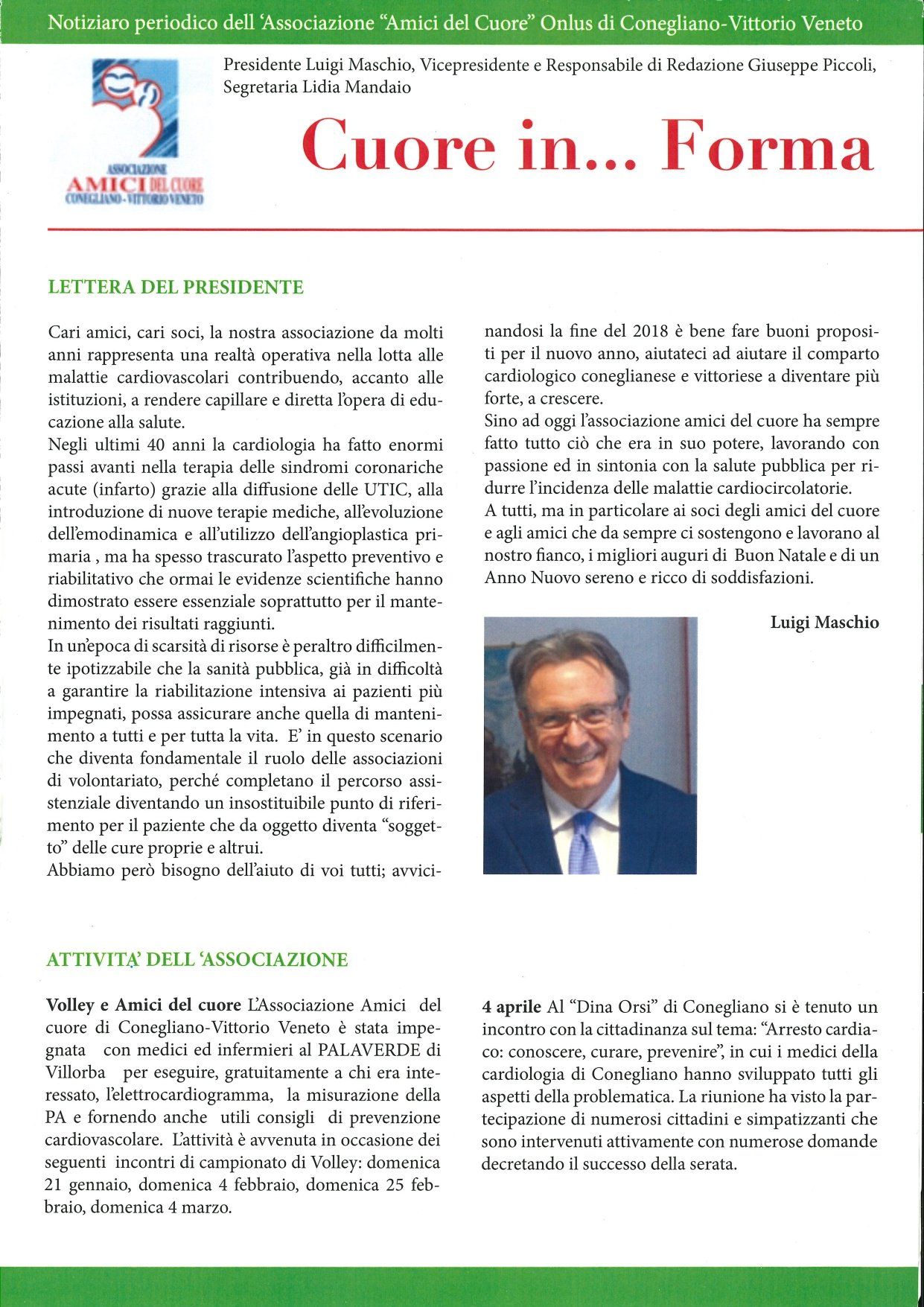 cuore in forma, articolo
