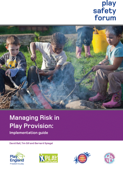 Managing risk in play publication from Play England