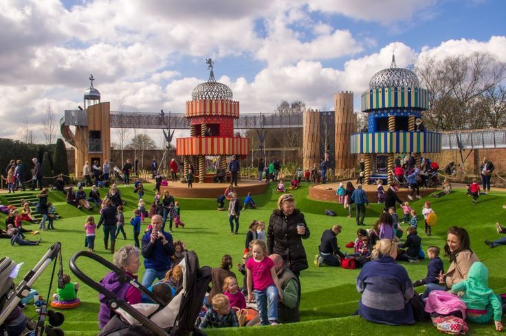 The Magic Garden at Hampton Court - features large areas of artificial grass
