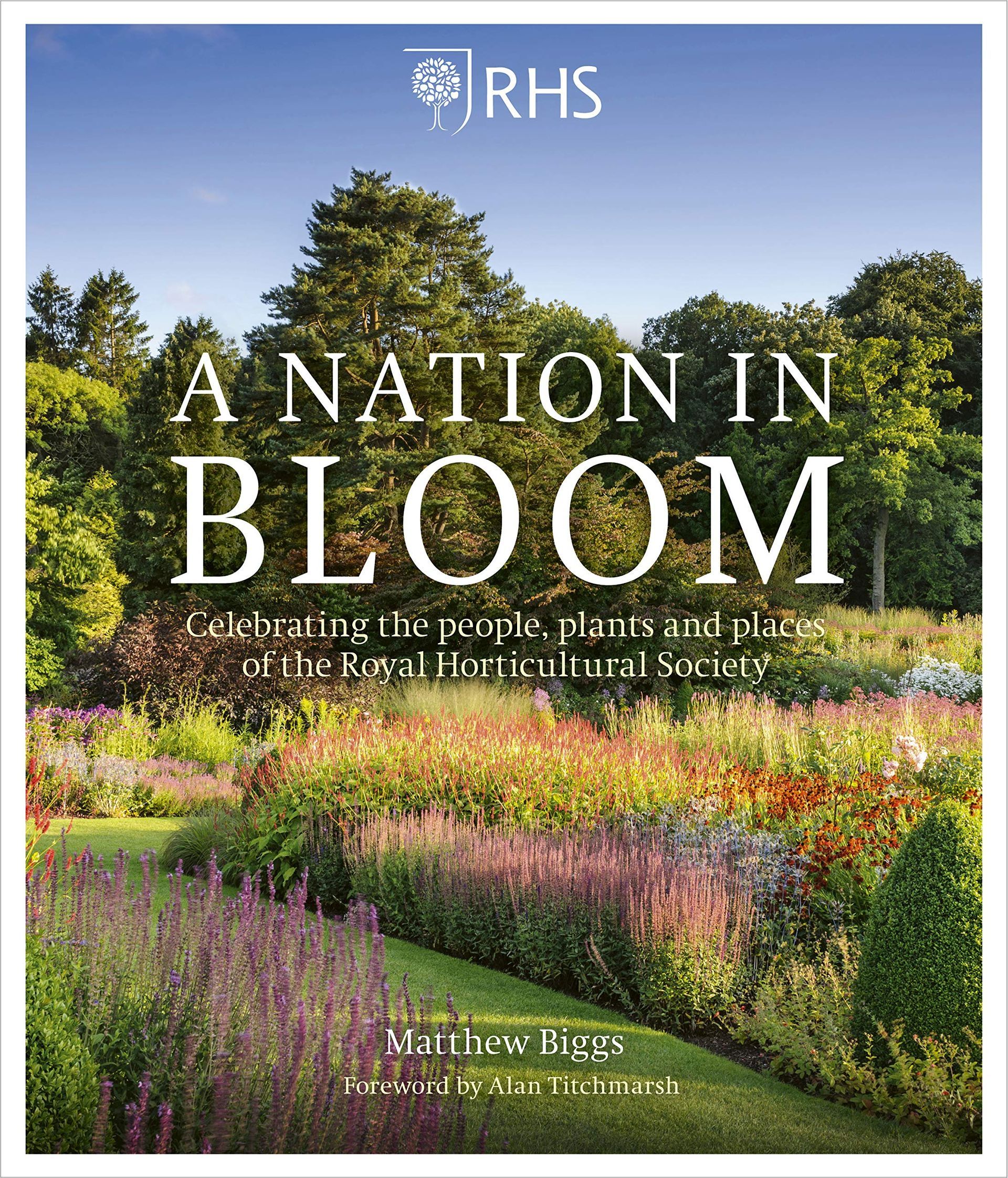 Matthew Biggs - RHS magazine cover showing a colorful flower garden under the title “A Nation in Bloom”