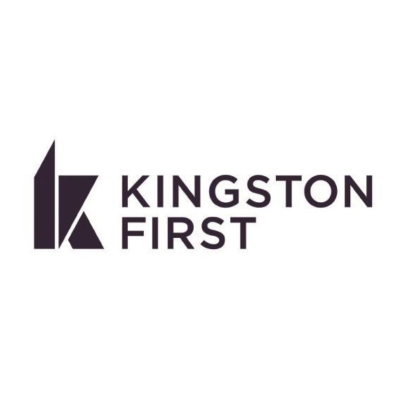 Kingston First logo: stylized