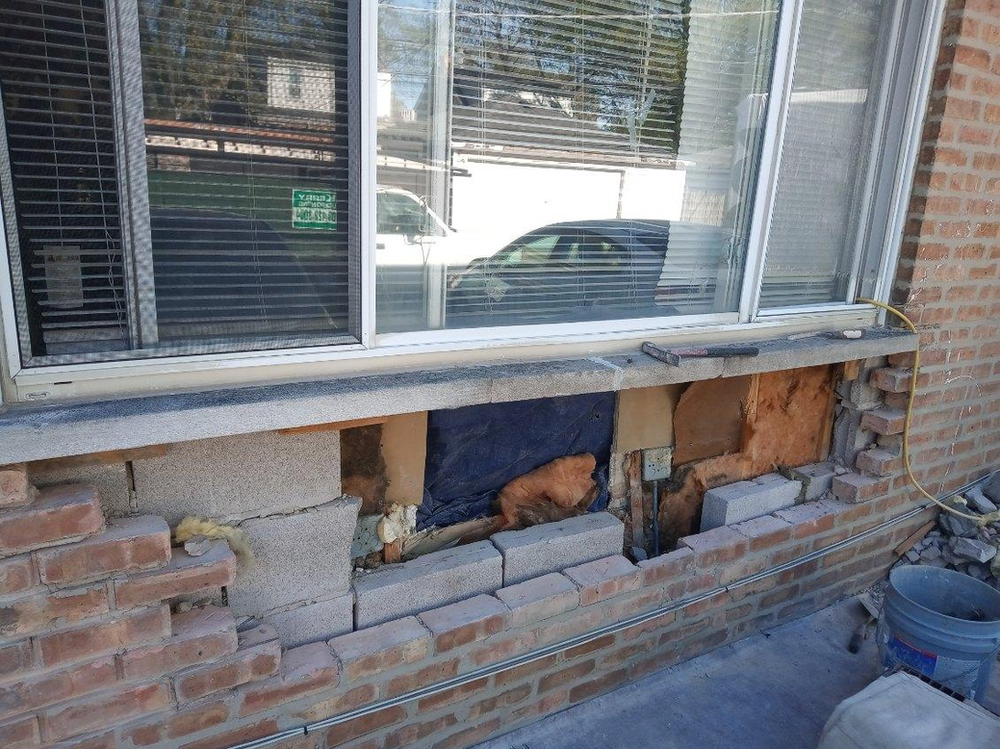 Loose brick repair and restoration in Pullman Chicago, IL Loose brick repair and restoration in Pullman Chicago, IL