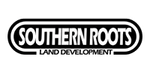 Southern Roots Land Development logo in black and white