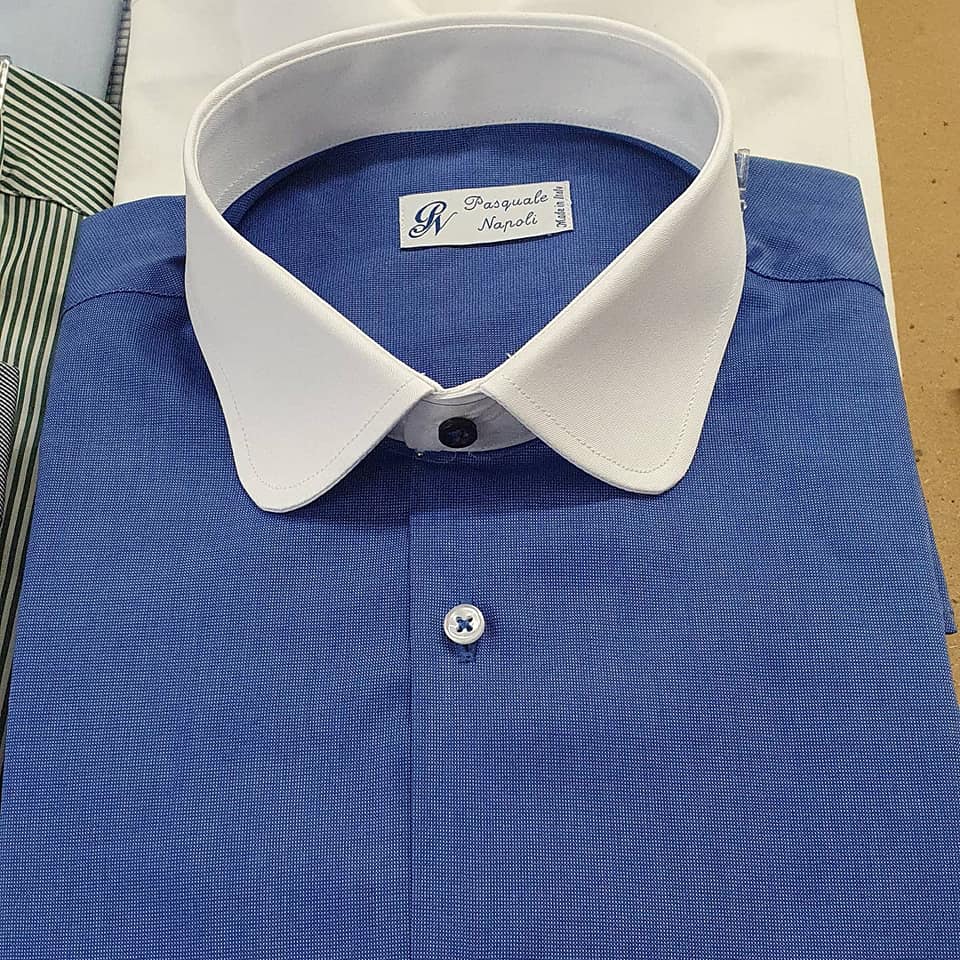 camicia bicolore