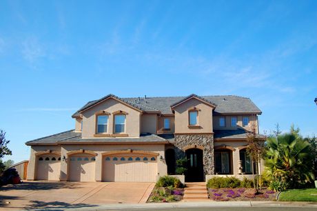 Single-family rental home exterior representing long-term rental services in the Coachella Valley