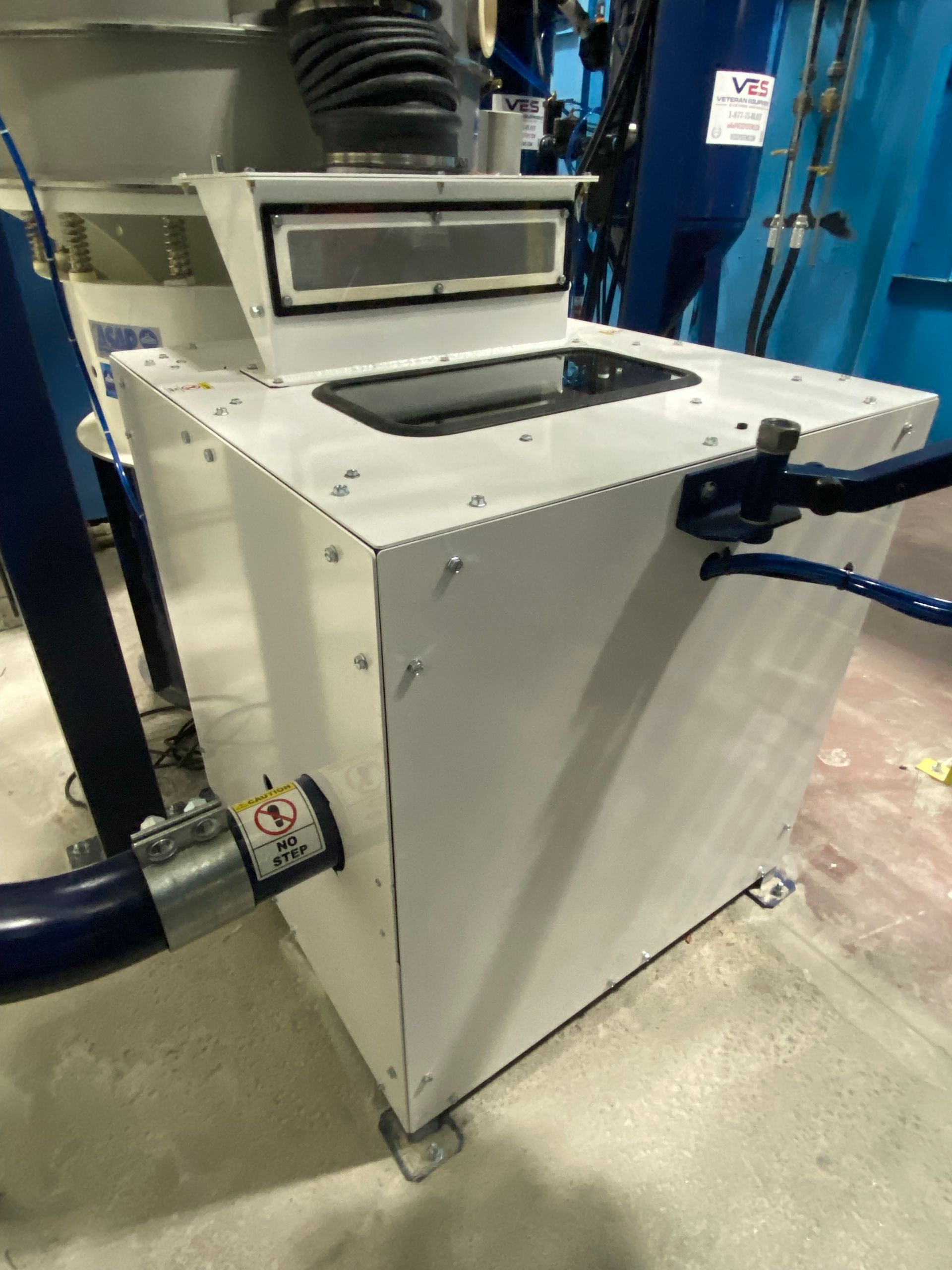 VES high density particle separator installed inside facility