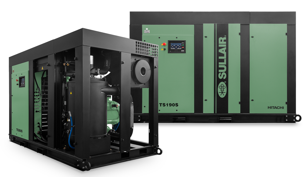 Sullair industrial air compressor systems.