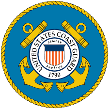 United States Coast Guard logo for defense and military equipment applications.