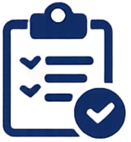 Compliance checklist icon for project requirements