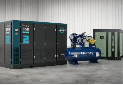 Industrial air compressor systems.