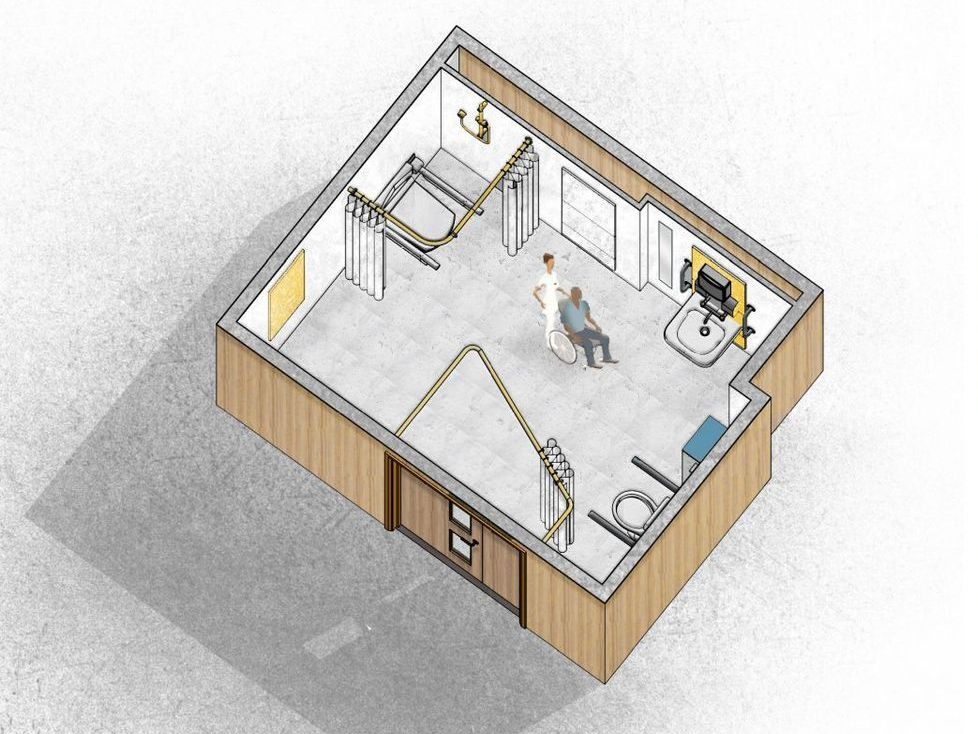 Great Ormond Street Hospital Interior Sketch