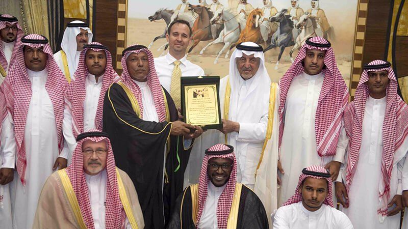 Albaydha families thank HRH Prince Khalid Alfaisal for his efforts for community sustainable development to alleviate poverty