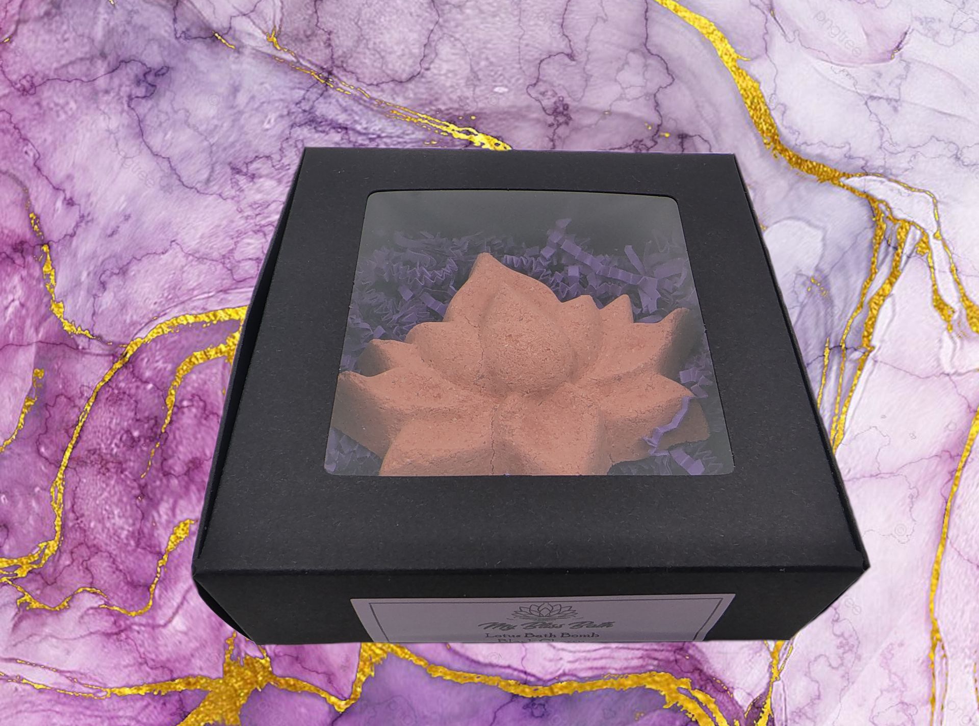 Black Cherry Lotus Bath Bomb