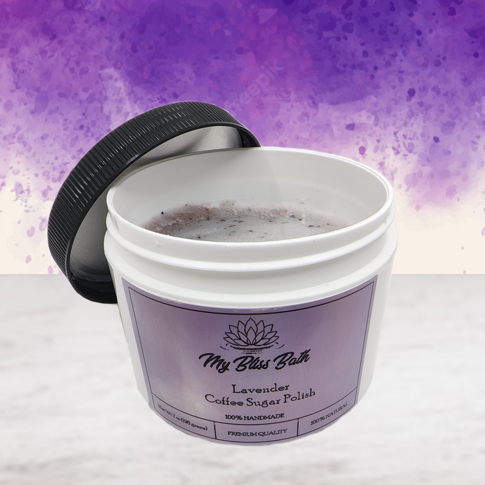 Lavender Coffee Sugar Polish