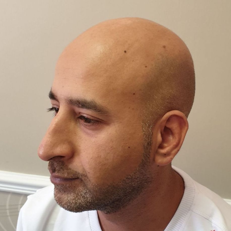 realistic hair tattoo