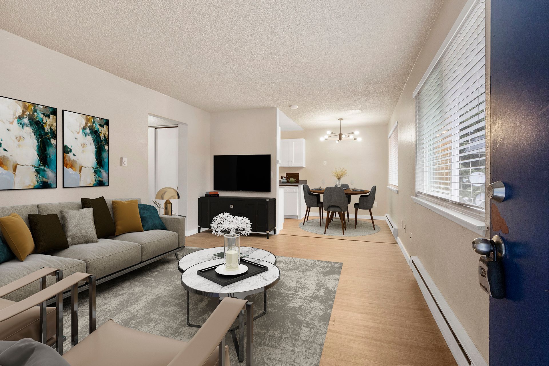 Bell Gardens - living room