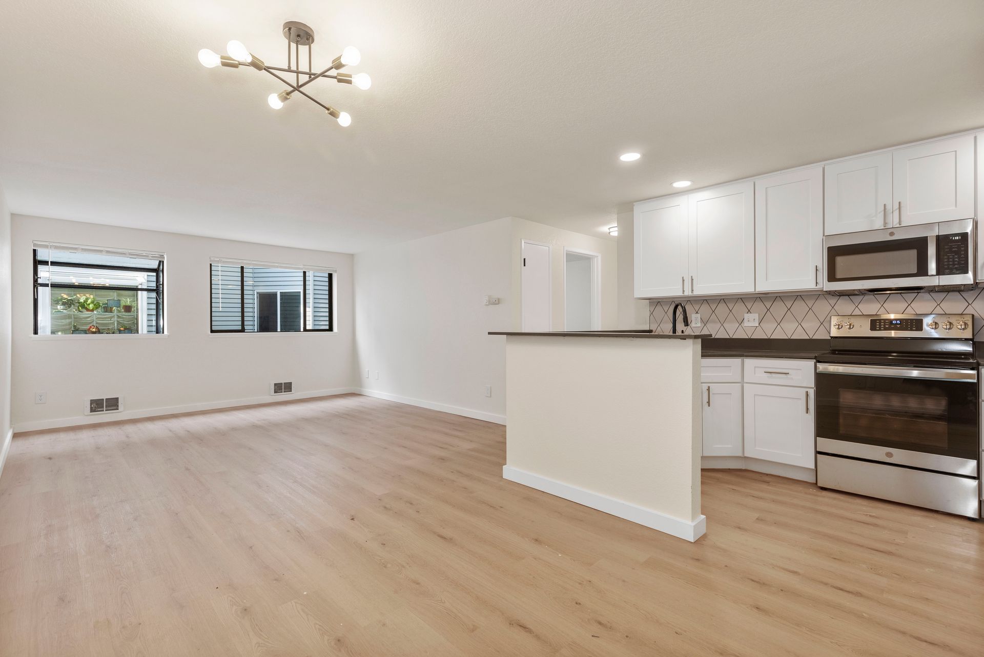 Noreg - living room and kitchen