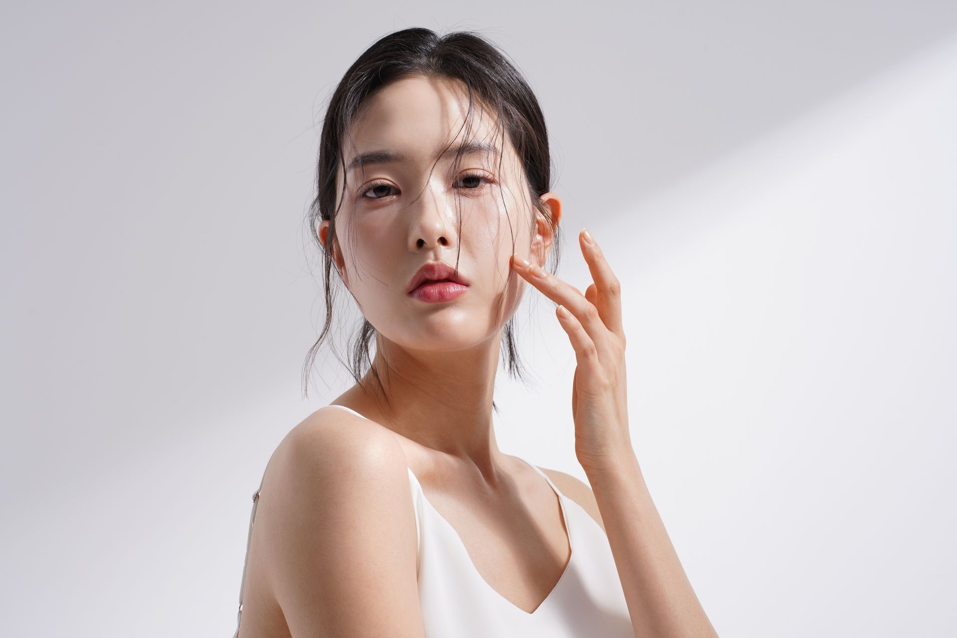 woman with beauty skin