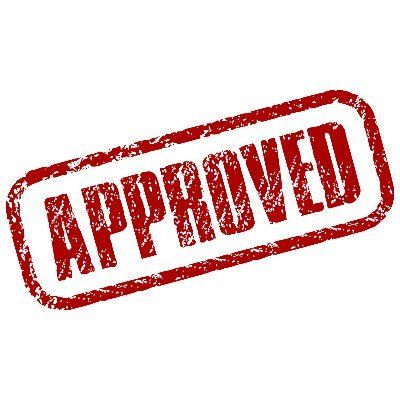 Approved stamp