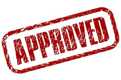 Approved stamp