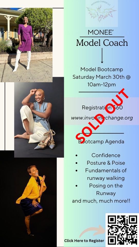 A flyer for a model coach is sold out.