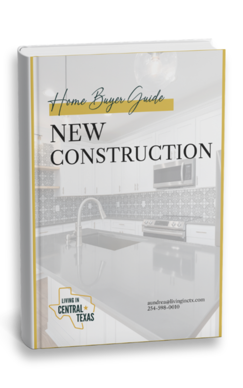 Book cover titled &ldquo;New Construction&rdquo; with a gray kitchen and white cabinets in the background