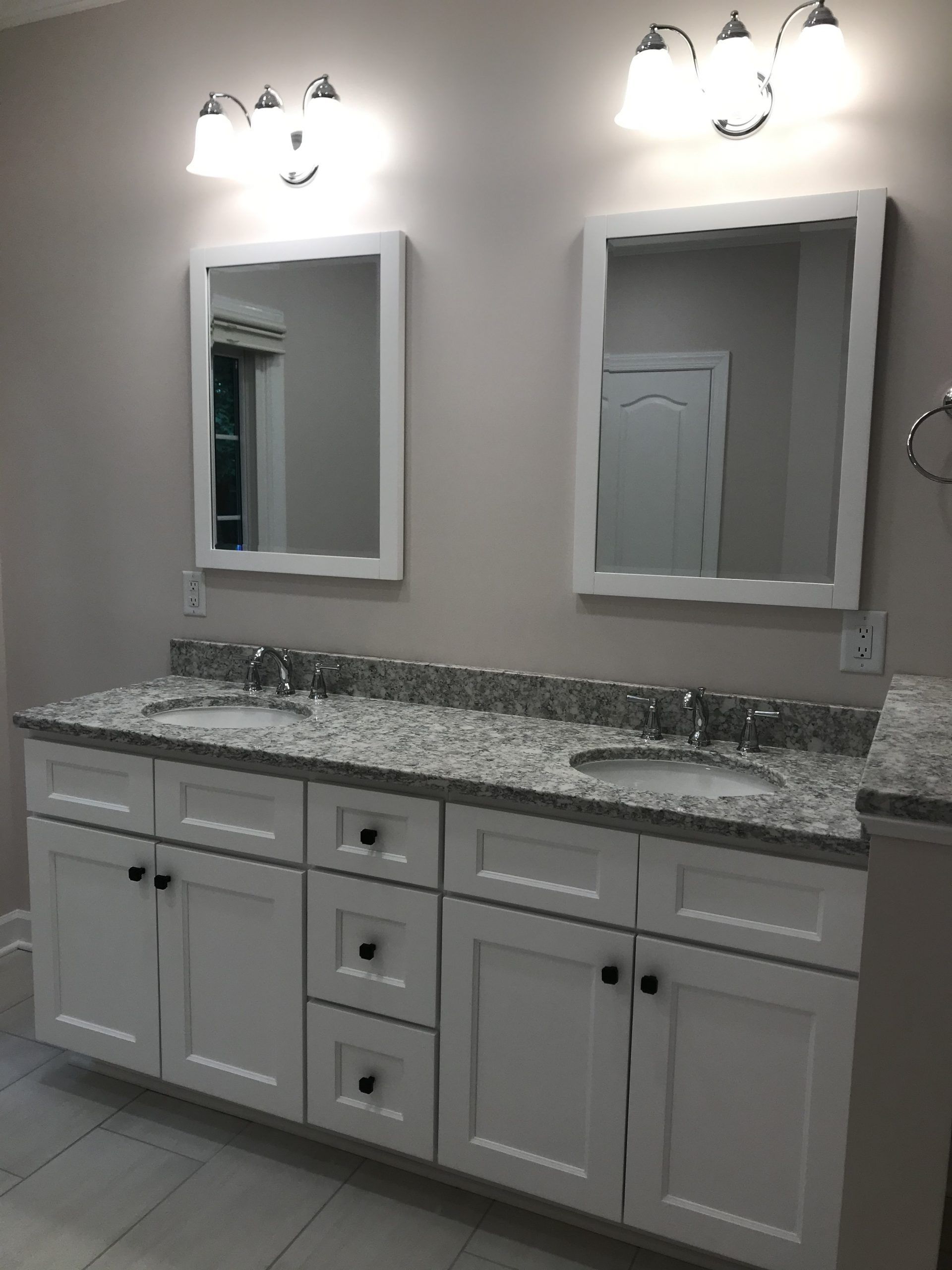 A Bathroom with Two Sinks and Two Mirrors | Tonao, VA | Don Kendrick