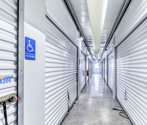 inside urbandale storage facility hallway
