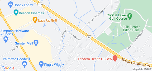 Map of business location