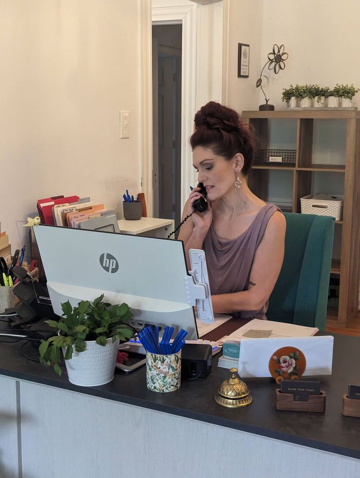 Lady On Phone – Summerville, SC – Charpia & Hammes, Attorneys at Law