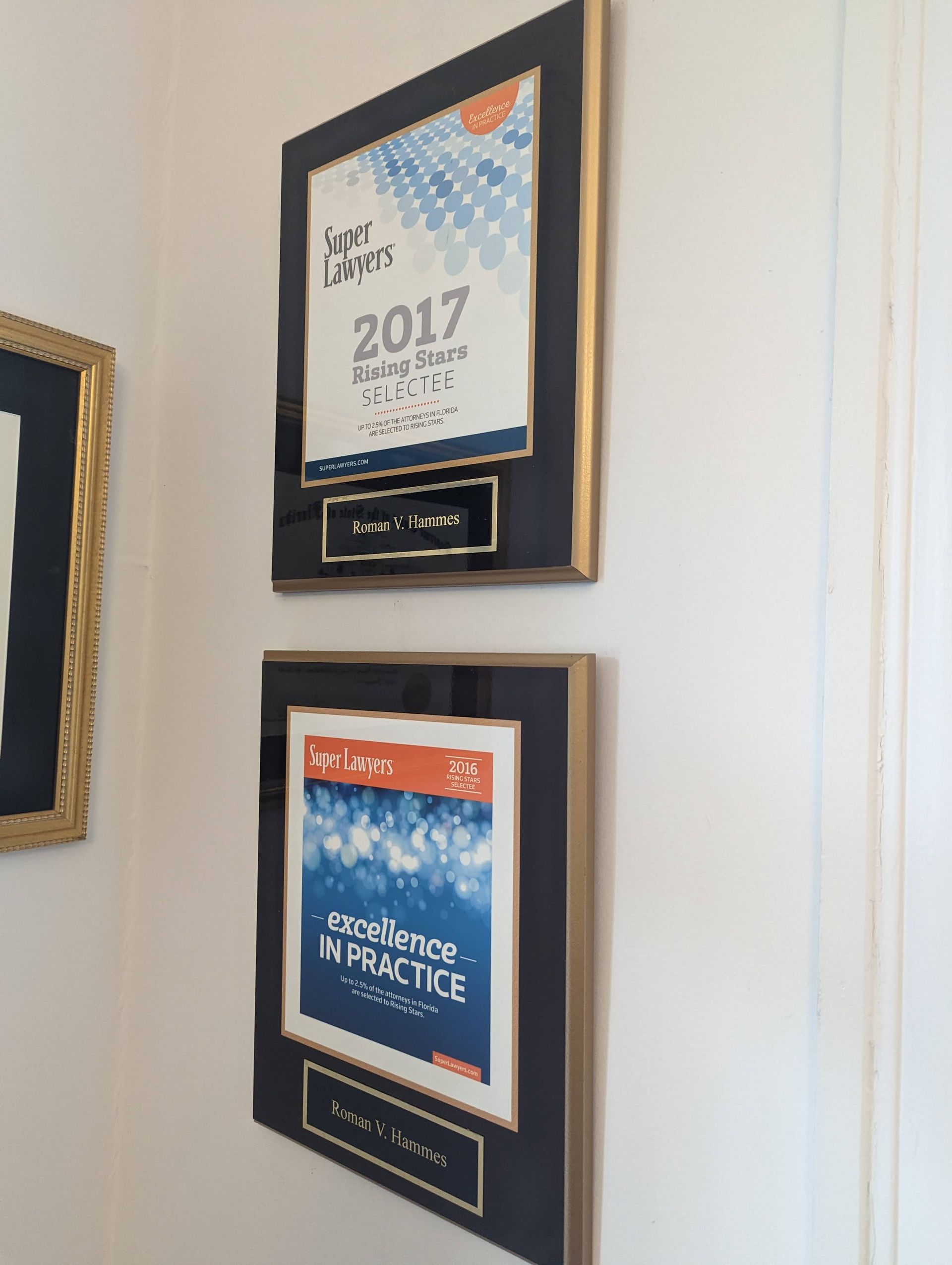 2017 Super Lawyers Certificates – Summerville, SC – Charpia & Hammes, Attorneys at Law