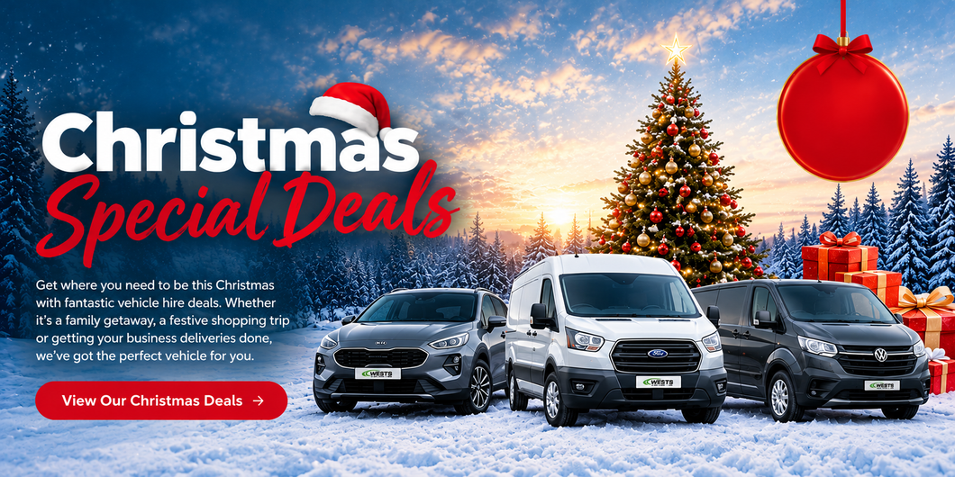Wests Self Drive Hire Christmas and festive special, rent a car, van, minibus at a fantastic rental prices, and get 3 days free