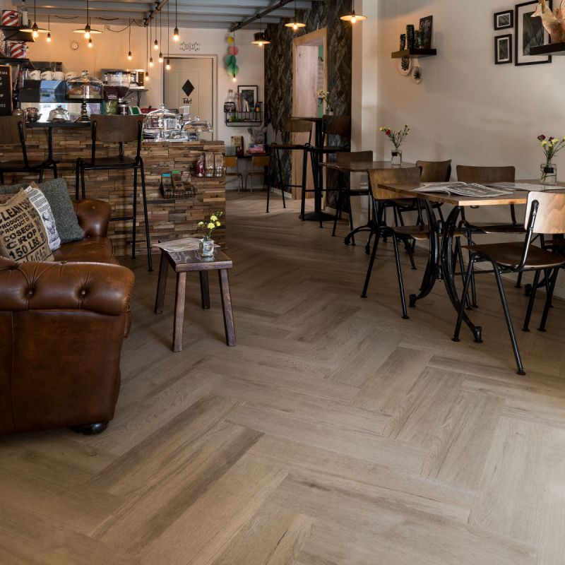Luxury Line, Pvc Klik Brede Visgraat Boterkoek