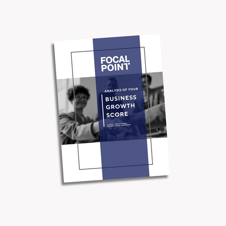 Brochure cover: Focal Point logo, 
