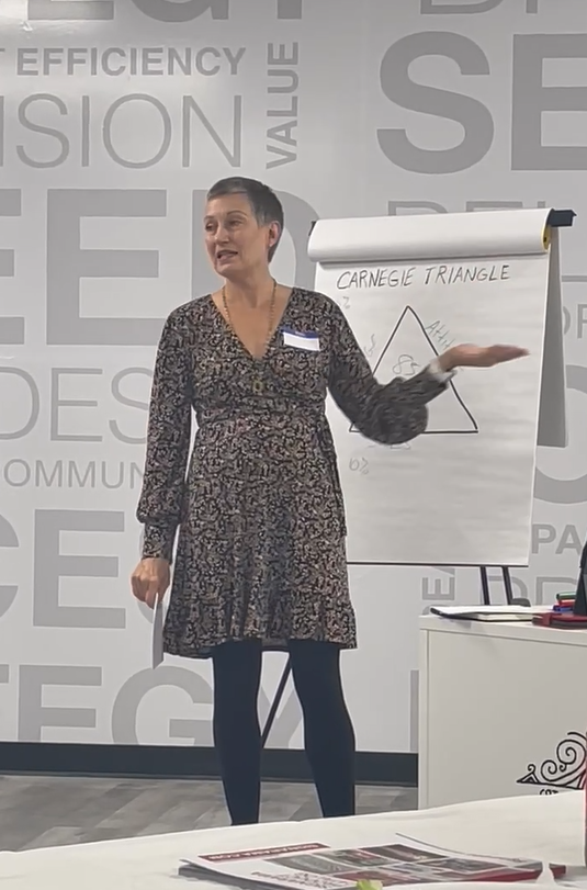 Penny Schyler presenting at workshop