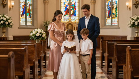 Prima comunione, celebrazione familiare