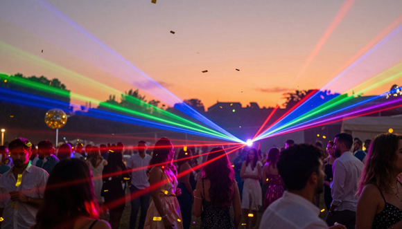 Sparacoriandoli e laser show