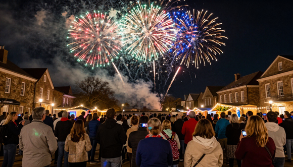 Festa patronale con fuochi d'artificio